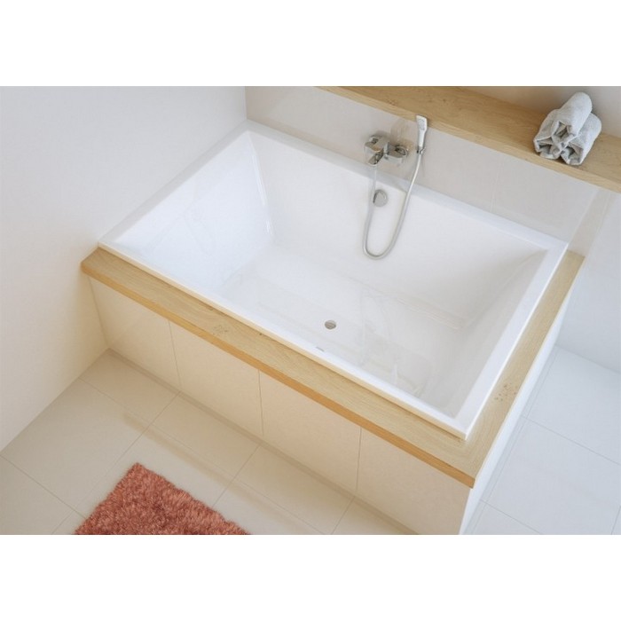 Ванна пристенная акриловая Excellent Crown Lux WAEX.CRO19WH 190x120 (белый глянцевый), без слива-перелива 