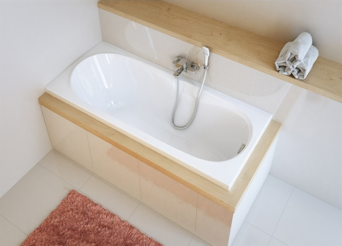 Ванна пристенная акриловая Excellent Sekwana WAEX.SEK17WH 170x75 (белый глянец), без слива-перелива