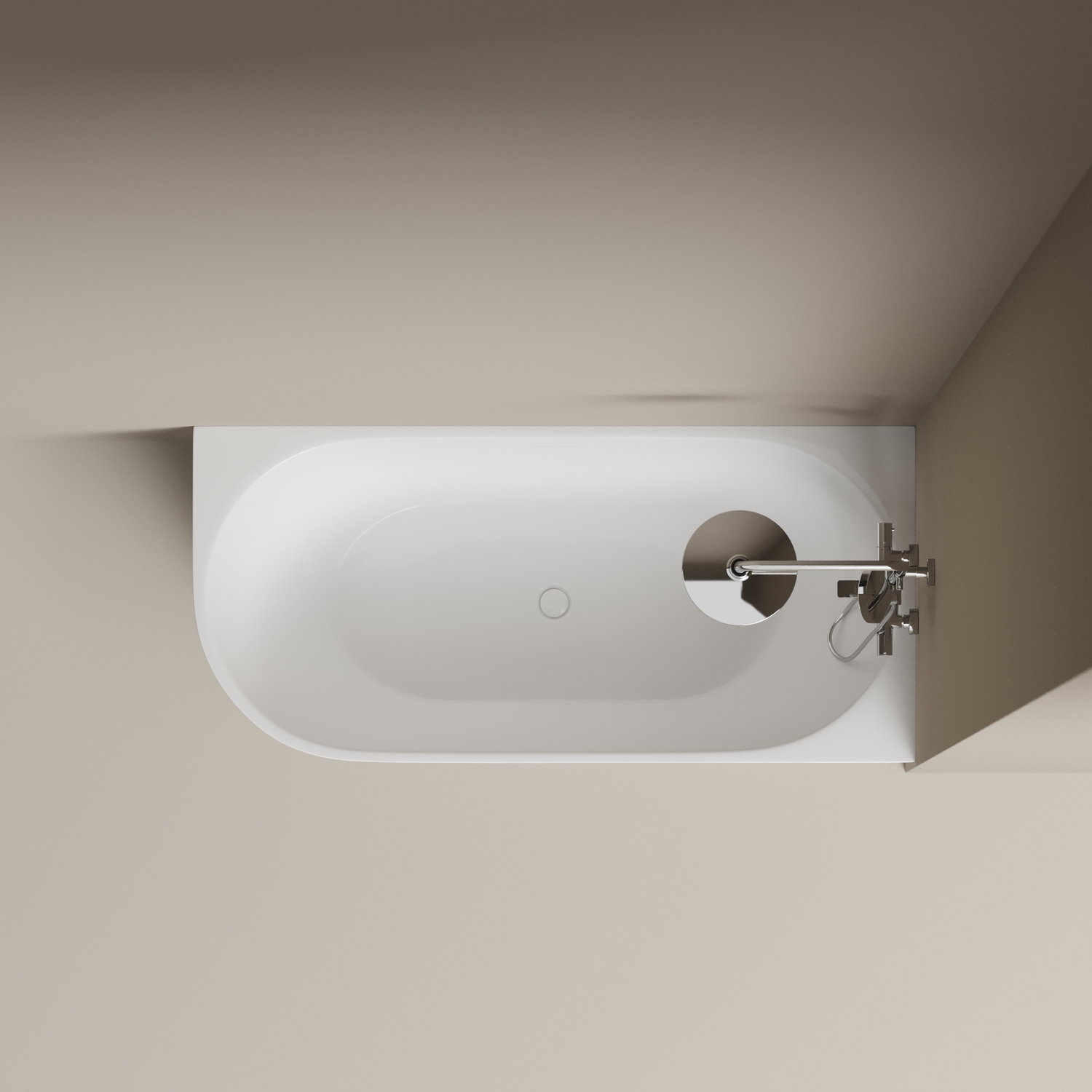 Ванна пристенная Sancos Грань (Edge) FB23R 170x80x58 (белый глянцевый), со сливом-переливом, правая