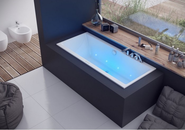Ванна встраиваемая акриловая Excellent Pryzmat Slim WAEX.PRY16WHS 160x75 (белый глянец), без слива-перелива