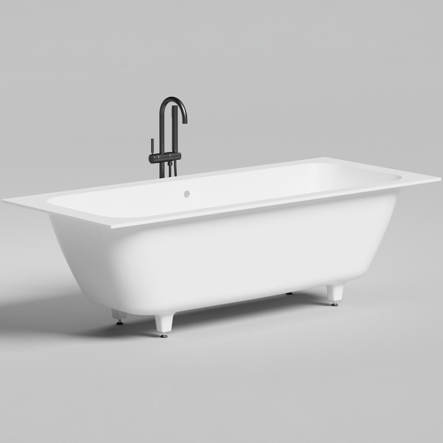 Ванна встраиваемая Salini S-Sense Orlanda Axis 103211M 191x80.5x60 (белый матовый), без донного клапана