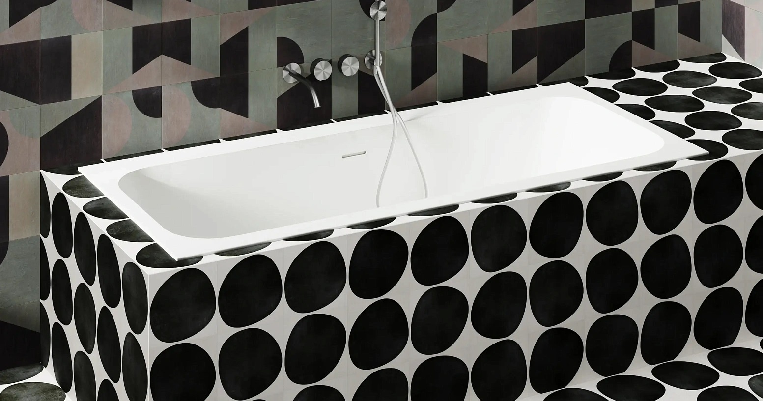 Ванна встраиваемая Salini S-Sense Orlanda Axis Kit 103311G 191x80.5x60 (белый глянцевый), донный клапан, сифон, слив-перелив