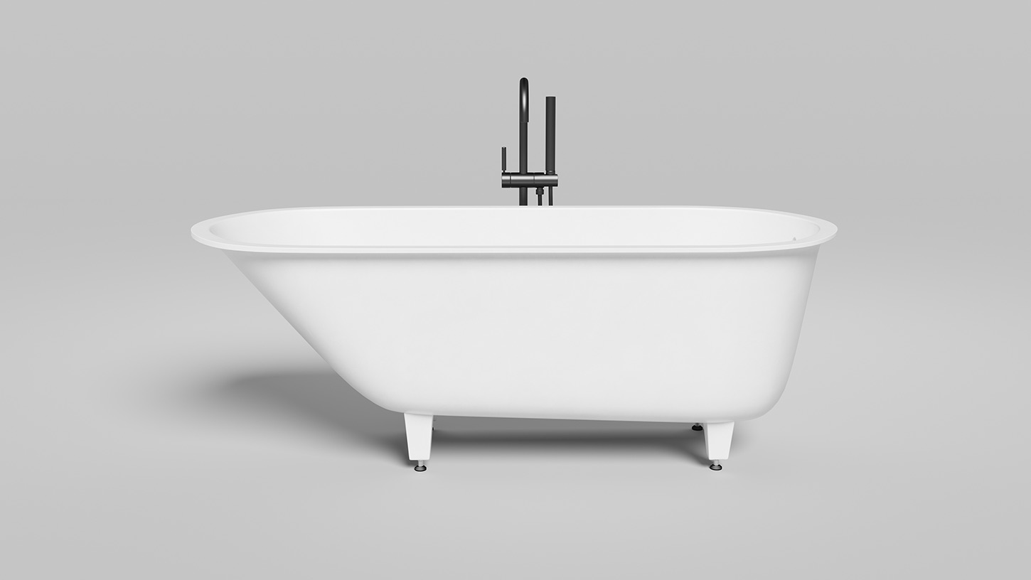 Ванна встраиваемая Salini S-Sense Ornella 102312G 180x80x60 (белый глянцевый), без донного клапана