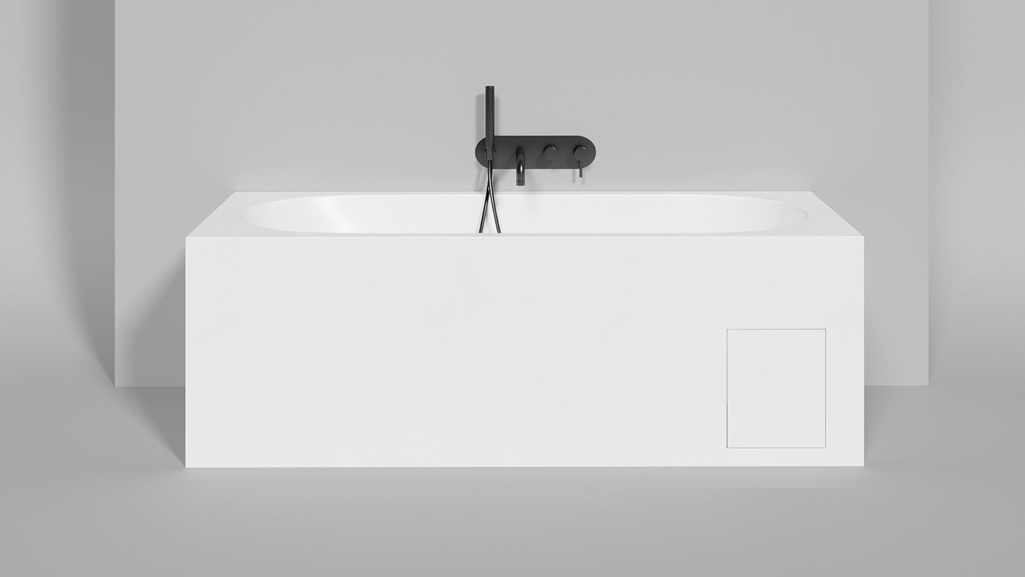 Ванна встраиваемая Salini S-Sense Ornella 102314GF 170x80x60 (покраска RAL полностью, глянцевый), без донного клапана
