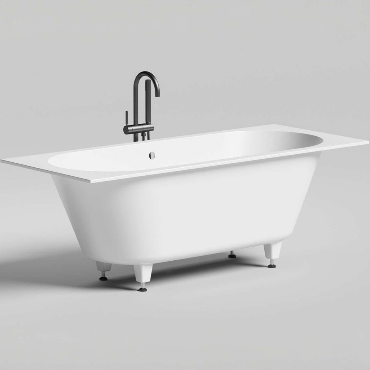 Ванна встраиваемая Salini S-Sense Ornella Axis 103411G 180x80x60 (белый глянцевый), без донного клапана