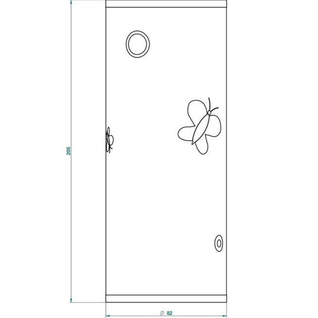 Ваза фарфоровая настольная THG Capucine Vert Decor Platine A7D-A02-4609 (золотой, лиловый, белый)