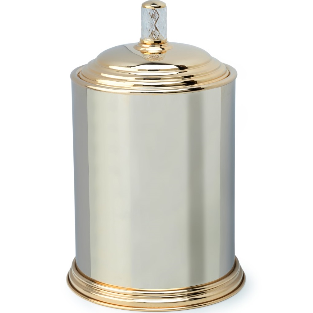 Ведро напольное Boheme Murano Cristal 10907-CRST-G (золотой)