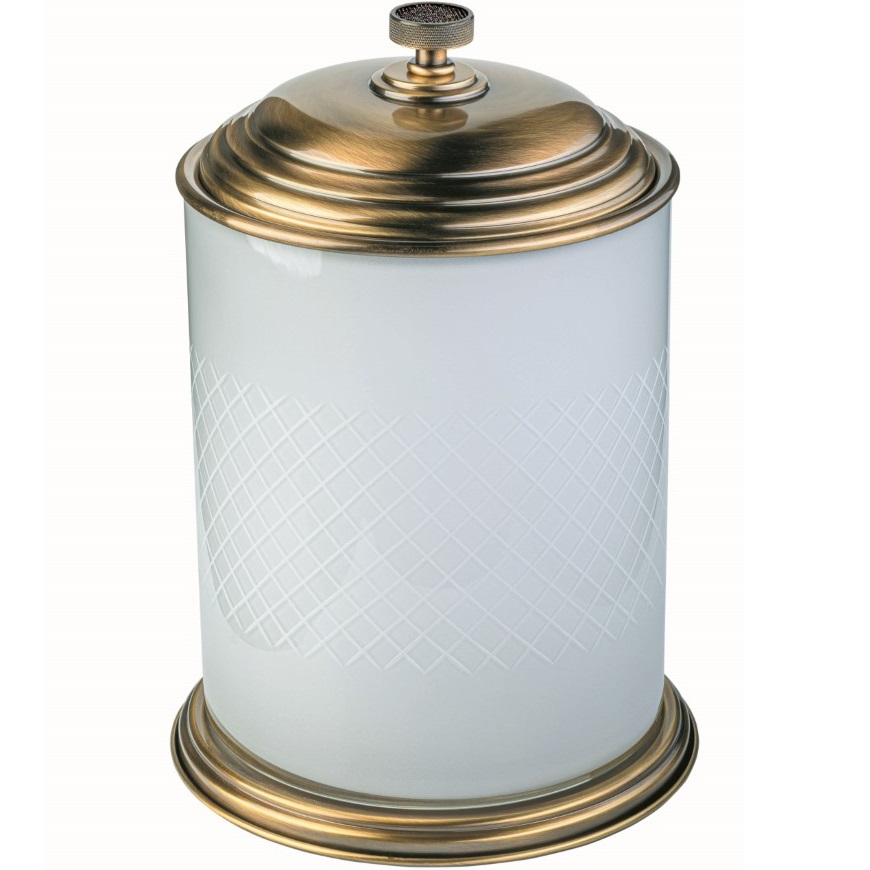 Ведро напольное Boheme Royal Cristal 10934-BR-B (бронза, черный)