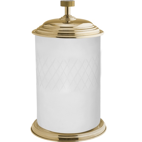 Ведро напольное Boheme Royal Cristal 10934-G (золотой)