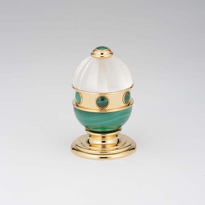Вентиль смесителя для раковины THG Cheverny Malachite A1S-F01-35 (золотой, малахит)