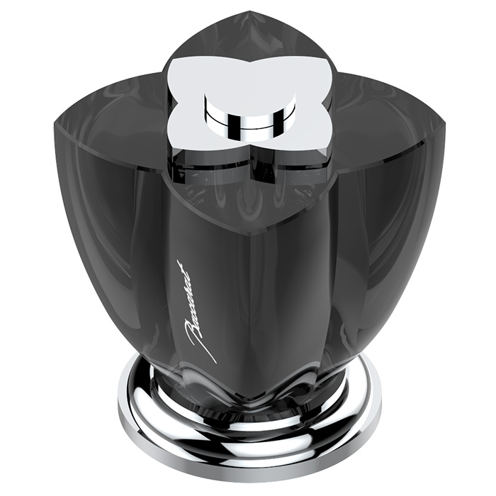 Вентиль смесителя для раковины THG Petale De Cristal Noir U6D-A02-35 (хром, черный хрусталь)