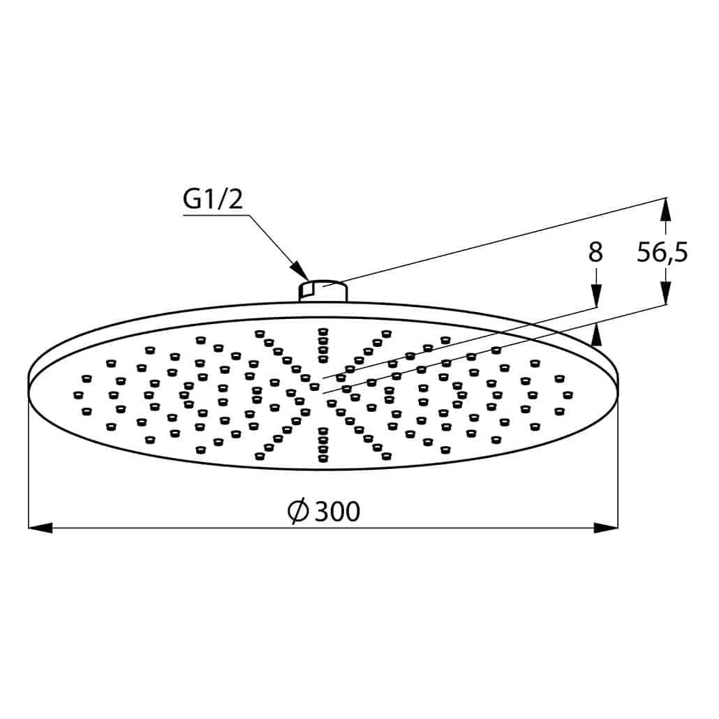 Верхний душ Kludi A-QA - 6433005-00