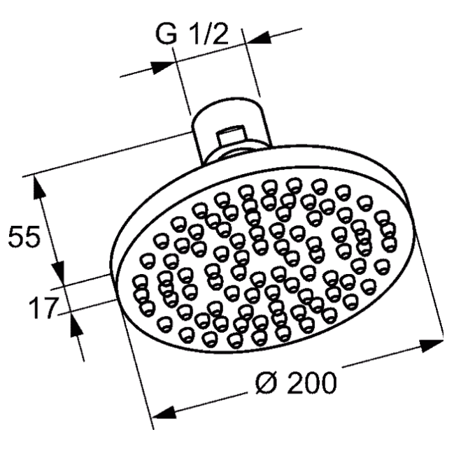 Верхний душ Kludi A-QA - 6651005-00