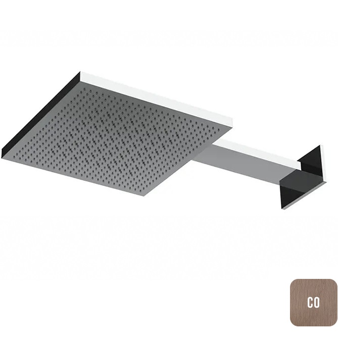 Верхний душ настенный Almar Velvet Dual Flow E044277.CO 30х30 (медь)