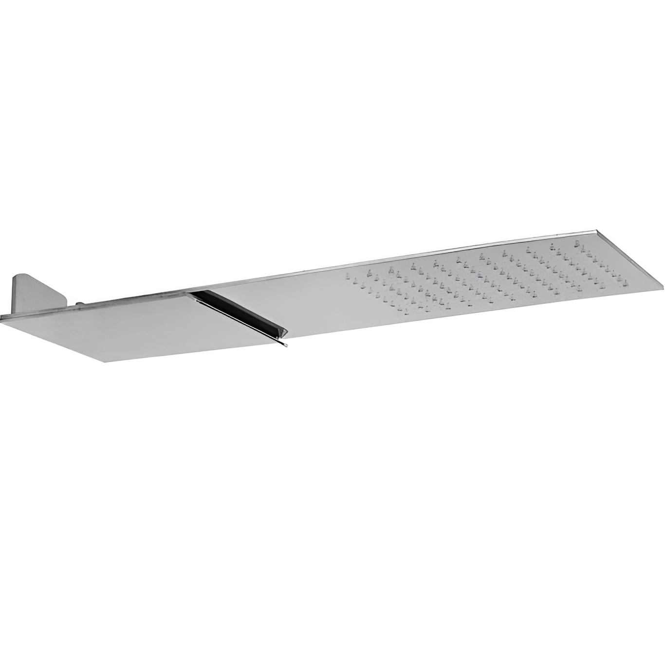 Верхний душ настенный 20x20см. Fima Carlo Frattini Wellness F2346CR (хром), 2 вида струи