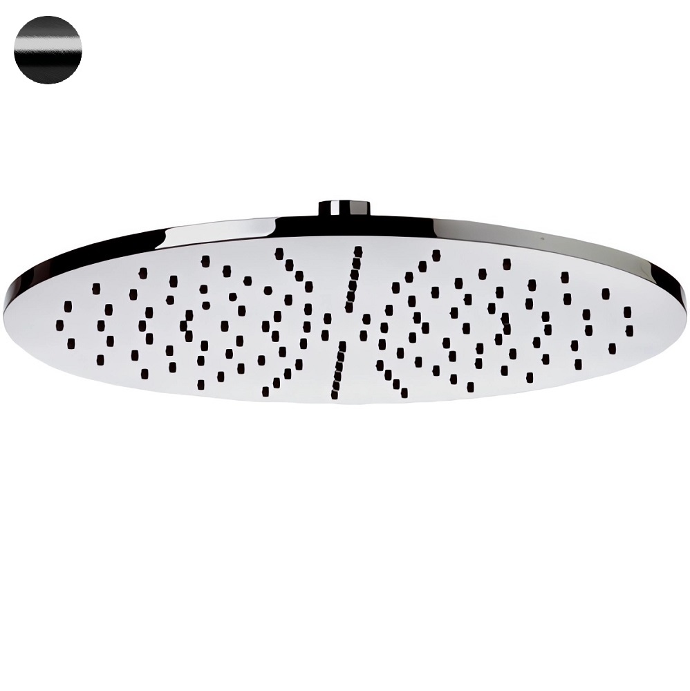 Верхний душ Remer Brushed Black Chrome 359MM30CFPX (хром черный брашированный), 30 см
