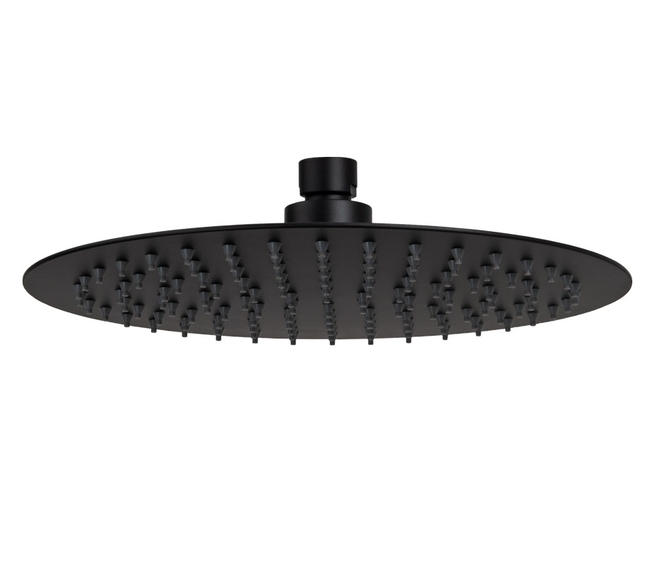 Верхний душ Remer Matt Black 357UFM25NOX (черный матовый),25 см