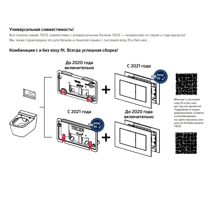 Встраиваемый смывной бачок TECEbox Octa II 9370500
