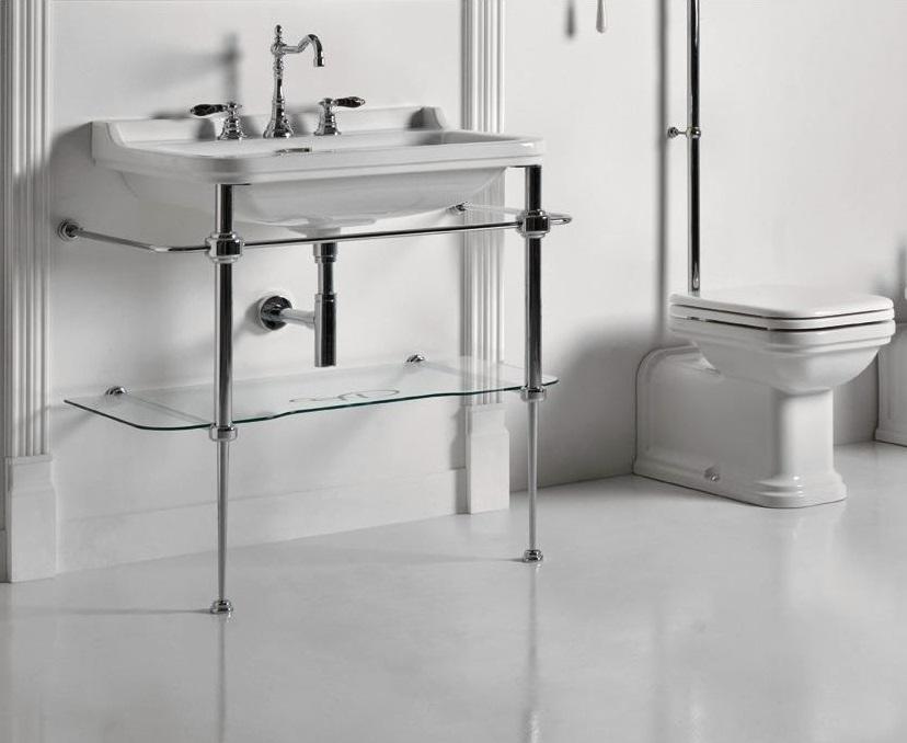 Раковина подвесная Kerasan Waldorf 4141K1*3 bi/c 80х55