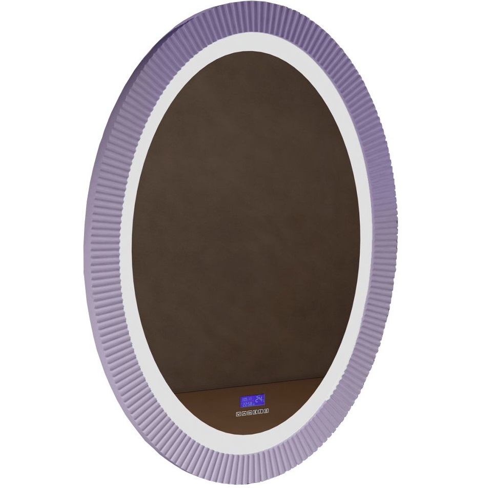Зеркало для ванной с подсветкой Abber Stein AS6601Violett 60x80 (фиолетовый)