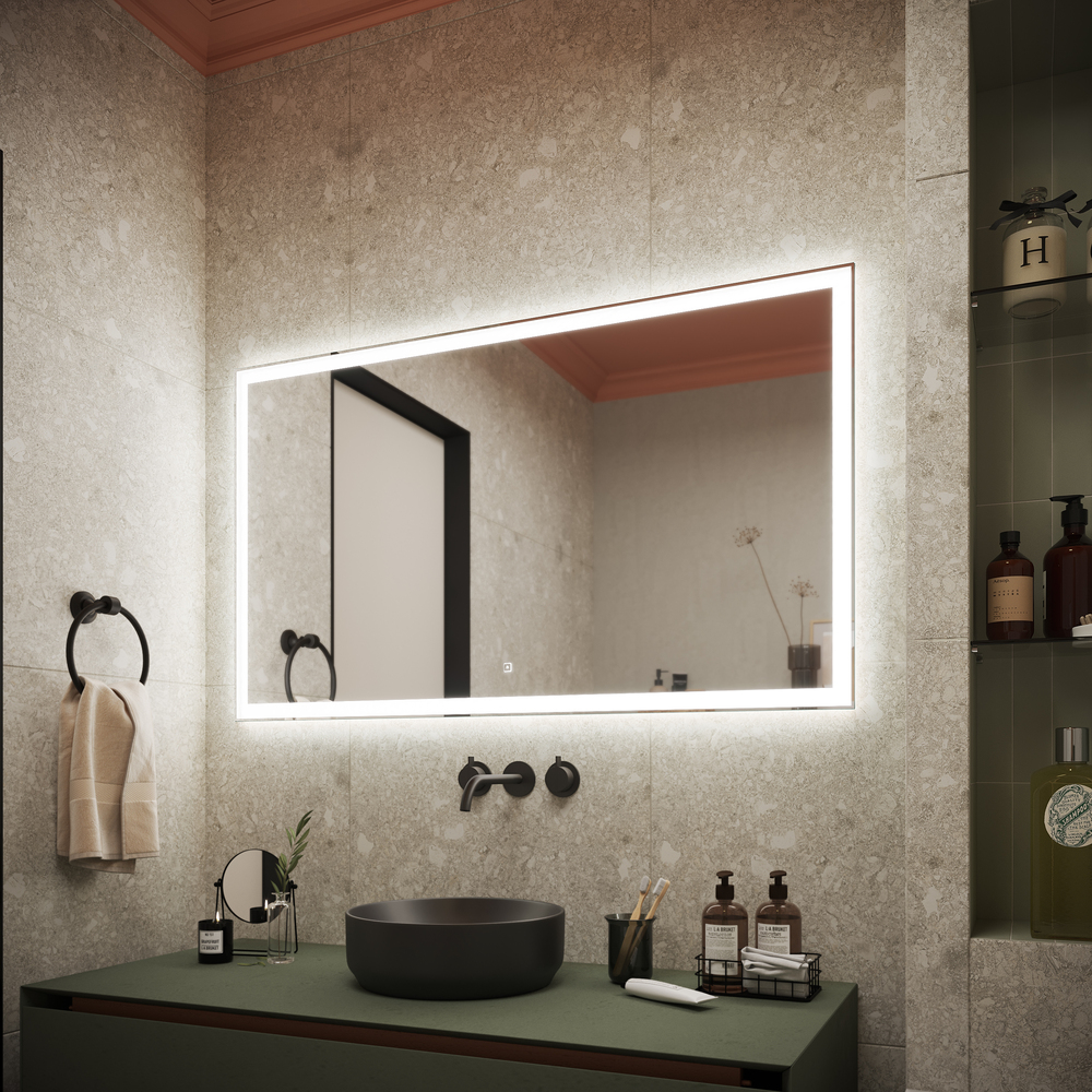 Зеркало Sancos City CI1000 1200x70 см. с подсветкой