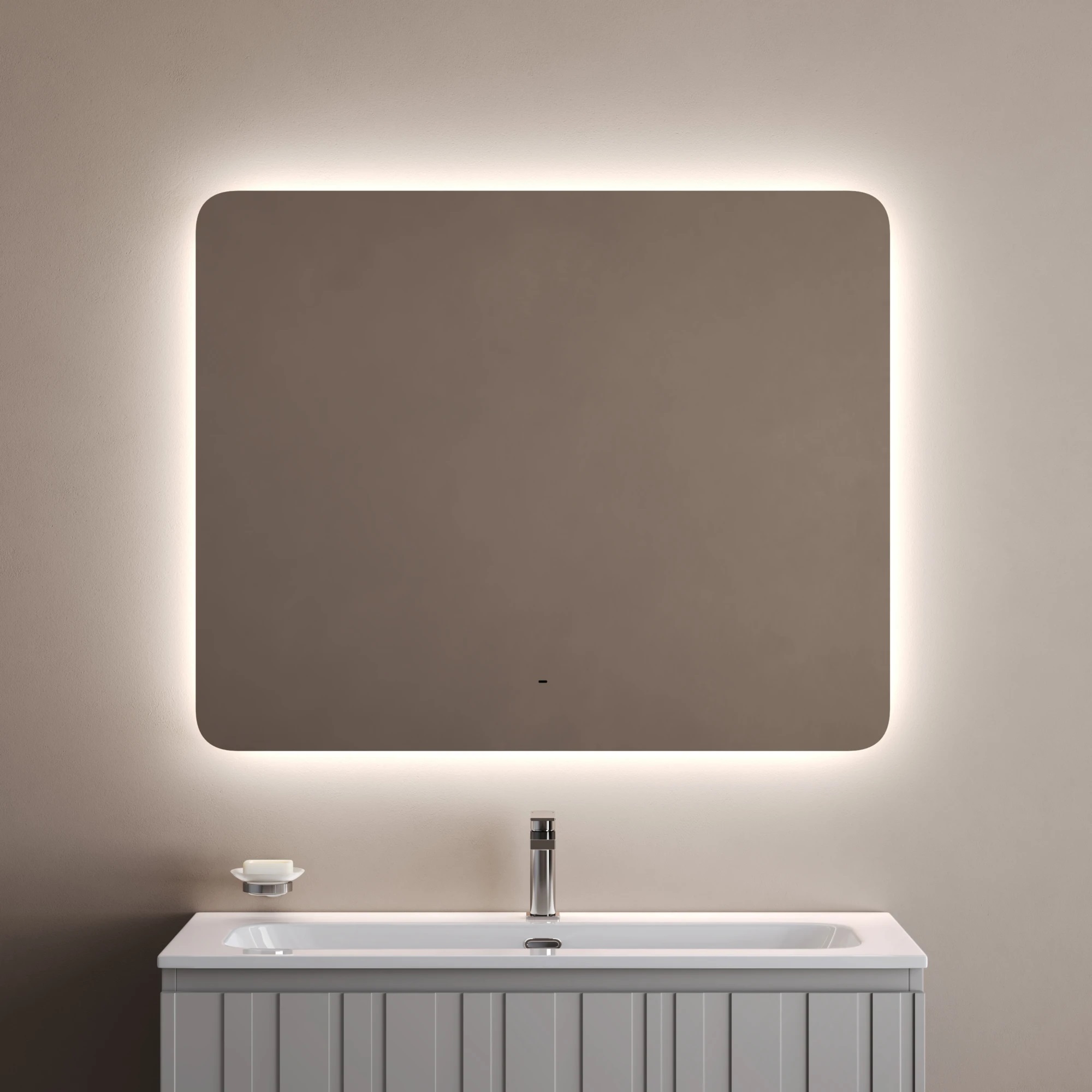 Зеркало Sancos Луч 2.0 (Ray 2.0) RA2T.1000 100х80 с подсветкой, антизапотевание