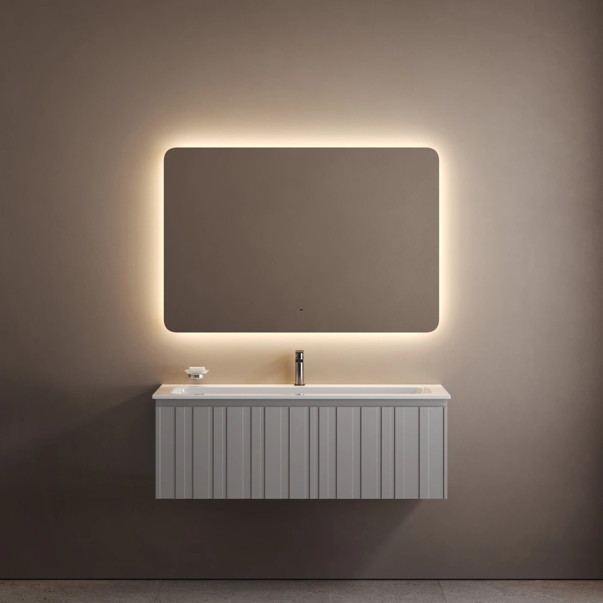 Зеркало Sancos Луч 2.0 (Ray 2.0) RA2T.1200 120х80 с подсветкой, антизапотевание
