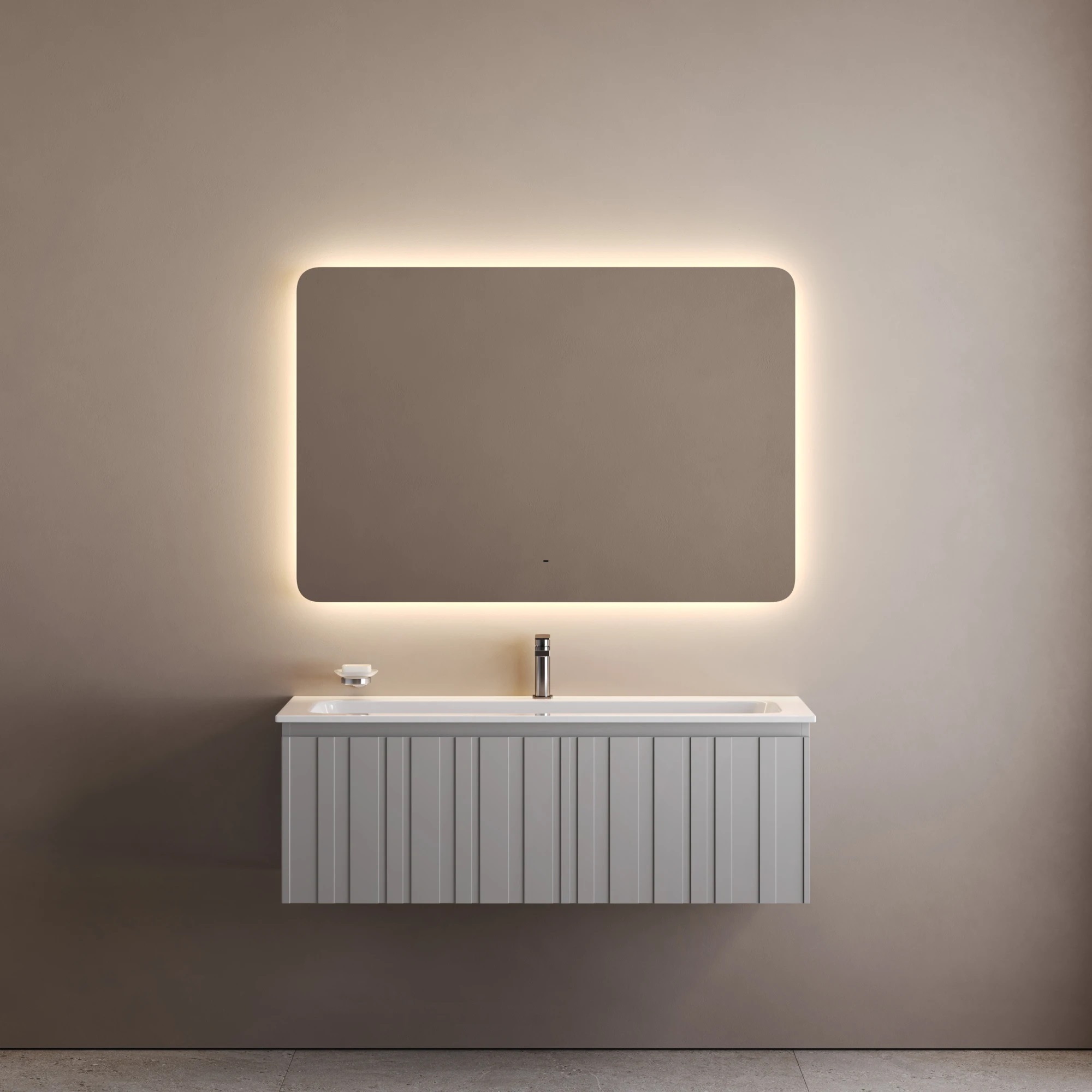 Зеркало Sancos Луч 2.0 (Ray 2.0) RA2T.1200 120х80 с подсветкой, антизапотевание
