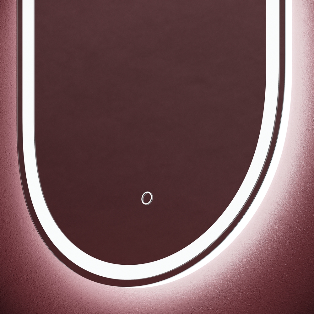 Зеркало Sancos Овал (Oval) OV45F 45х90, с фронтальной подсветкой