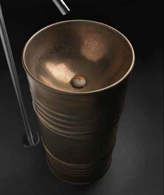 Раковина напольная Kerasan Artwork Barrel 4742K83 90х45