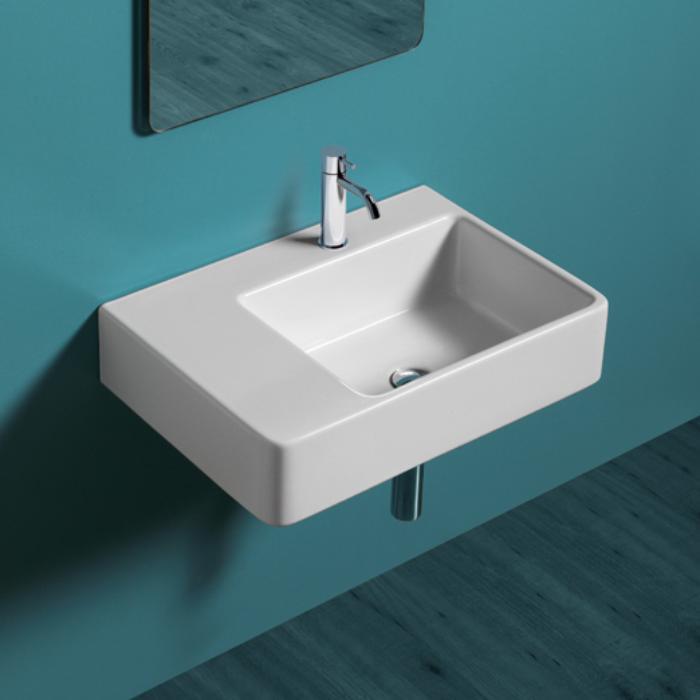 Раковина накладная/подвесная Simas Top e lavabi d'Arredo QU65D*1 bi 65х45